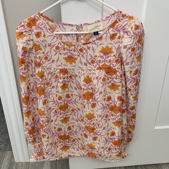 Universal Thread Tops - Universal Thread womens medium 3/4 sleeve floral print blouse